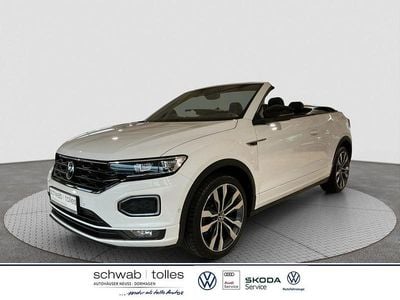 Gebraucht VW T-Roc Cabriolet R-line 150 PS (110 kW) 2021 Weiß Cabrio