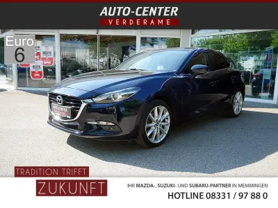 Gebraucht Mazda 3 Sports-Line 120 PS (88 kW) 2018 Mitternachtsblau Limousine