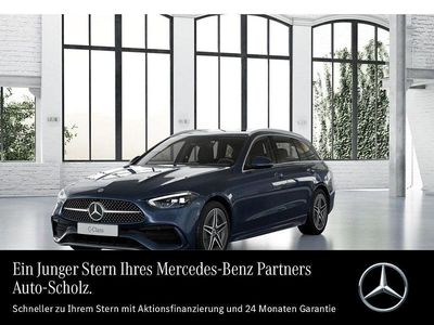 Blau Gebraucht 2024 Mercedes C220 AMG Limousine | 41.836 € (Etwas zu teuer)