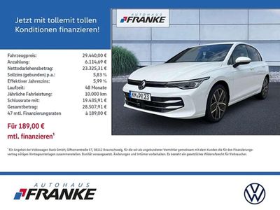 Gebraucht VW Golf VIII Style 150 PS (110 kW) 2025 Weiß Limousine