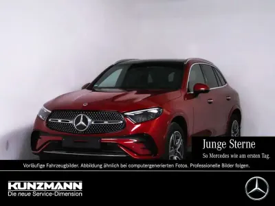 Brugt Mercedes GLC400d AMG 252 HK (185 kW) 2023 Rød SUV