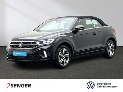 Gebraucht VW T-Roc Cabriolet R-line 150 PS (110 kW) 2025 Deep black perleffekt Cabrio