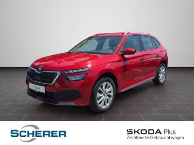 Gebraucht Skoda Kamiq Style 110 PS (80 kW) 2022 Velvetrot premium metallic (metallic) SUV