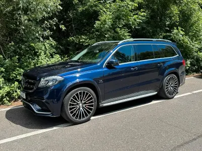 Używany Mercedes GLS63 AMG AMG 585 KM (430 kW) 2017 Niebieski SUV