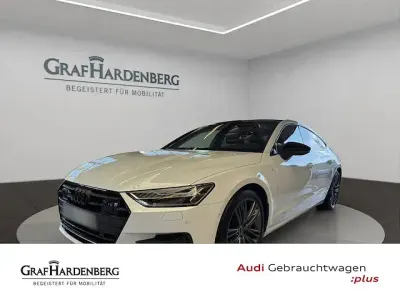 Gebraucht Audi A7 Sportback S-Line 299 PS (219 kW) 2023 Weiß Kleinwagen
