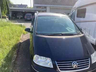 Gebraucht VW Sharan Comfortline 116 PS (85 kW) 2007 Schwarz Van / Kleinbus