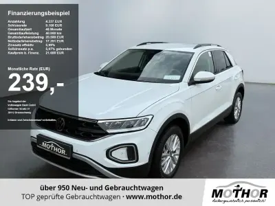 Gebraucht VW T-Roc Life 150 PS (110 kW) 2022 Weiß SUV