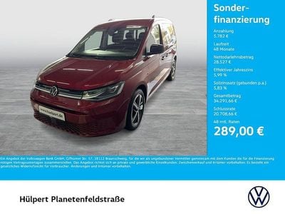 Begagnad VW Caddy Goal 122 HK (89 kW) 2025 Röd Minibuss
