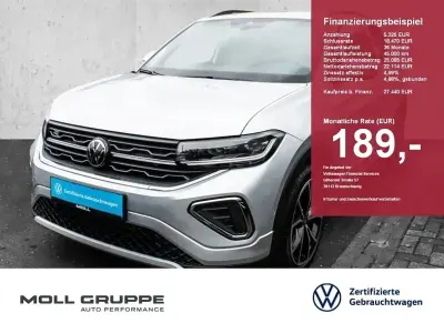 Nowe VW T-Cross R-line 116 KM (85 kW) 2026 Srebrny SUV