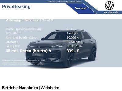 Ny VW T-Roc R-line 150 HK (110 kW) 2026 Grå SUV