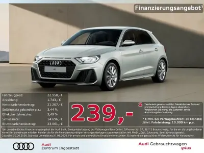 Gebraucht Audi A1 Sportback S-Line 116 PS (85 kW) 2025 Silber Kleinwagen