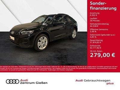 Gebraucht Audi Q5 Sportback Advanced 265 PS (194 kW) 2024 Mythosschwarz metallic SUV