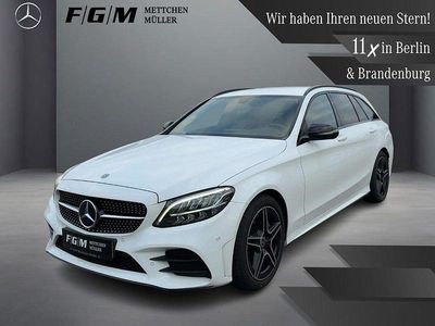 Unilack polarweiß Gebraucht 2019 Mercedes C200 AMG line Kombi | 26.970 € (Etwas zu teuer)
