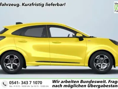 Neu Ford Puma ST-Line 125 PS (91 kW) 2026 Electric yellow metallic SUV