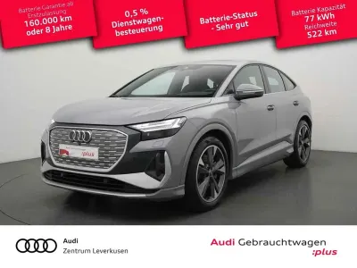 Gebraucht Audi Q4 Sportback e-tron S-Line 219 kW (299 PS) 2023 Kieselgrau SUV