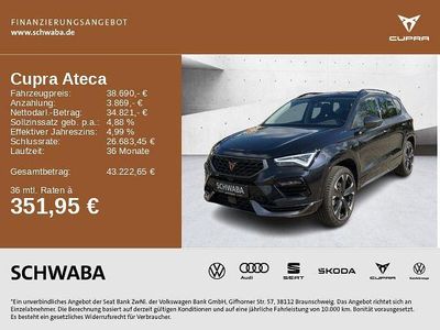 Gebraucht Cupra Ateca 150 PS (110 kW) 2025 Magic schwarz metallic SUV