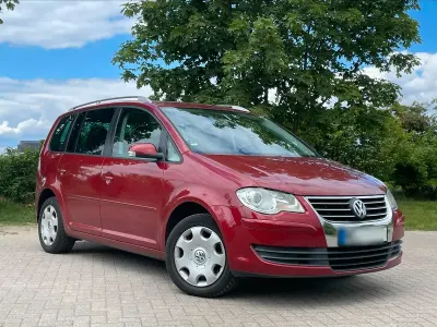 Gebraucht VW Touran 105 PS (77 kW) 2007 Rot Van / Kleinbus