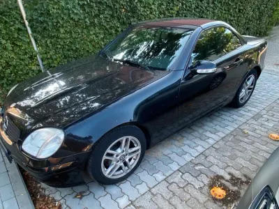 Gebraucht Mercedes SLK200 163 PS (119 kW) 2001 Schwarz Cabrio