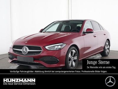 Gebraucht Mercedes C220 Avantgarde 200 PS (147 kW) 2024 Manufaktur patagonienrot bright Limousine