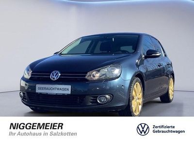 Gebraucht VW Golf VI Team 122 PS (89 kW) 2010 Blau Kleinwagen