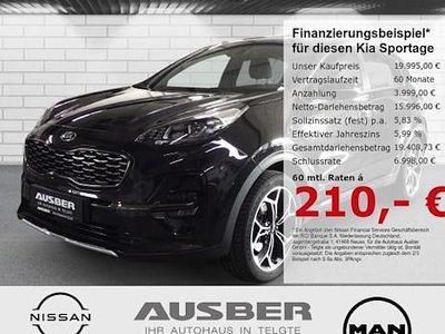 Schwarz Gebraucht 2020 Kia Sportage GT-Line SUV | 19.995 € (Fairer Preis)