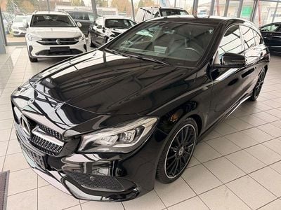 Schwarz Gebraucht 2017 Mercedes CLA200 Shooting Brake AMG line Kombi | 17.999 € (Fairer Preis)