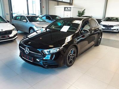 Schwarz Gebraucht 2021 Mercedes A180 AMG line Limousine | 23.990 € (Guter Preis)