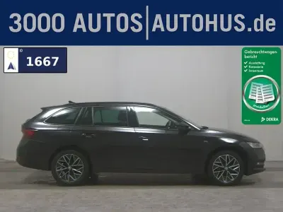 Second-hand Skoda Octavia Clever 150 CP (110 kW) 2022 Negru Break