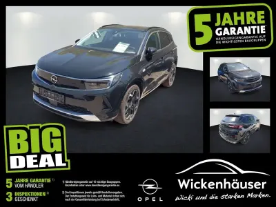 Gebraucht Opel Grandland X Elegance 131 PS (96 kW) 2023 Schwarz perla nera/metallic klarlack (metallic) SUV