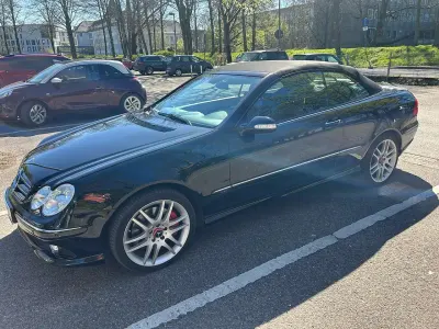 Brugt Mercedes CLK200 Avantgarde 184 HK (135 kW) 2008 Sort Cabriolet