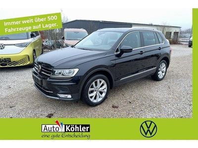 Schwarz Gebraucht 2016 VW Tiguan Highline SUV | 15.680 € (Guter Preis)