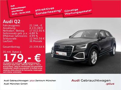 Gebraucht Audi Q2 Advanced Plus 110 PS (80 kW) 2022 Brillantschwarz SUV
