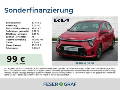 Neu Kia Picanto Vision 68 PS (50 kW) 2026 Signalrot Kleinwagen