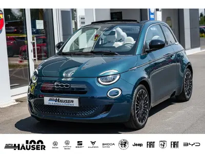 Neu Fiat 500C La Prima 65 PS (47 kW) 2026 Gruen Cabrio