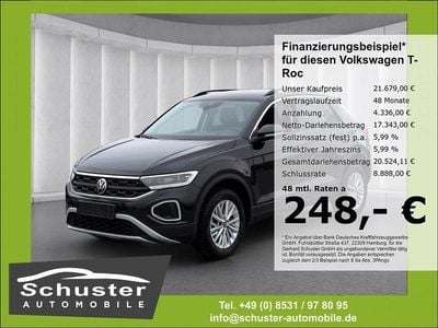 Gebraucht VW T-Roc Life 116 PS (85 kW) 2025 Deep black perleffekt SUV
