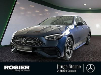 Blau / sodalithblau (metallic) Gebraucht 2024 Mercedes C300e AMG Limousine | 45.890 € (Fairer Preis)