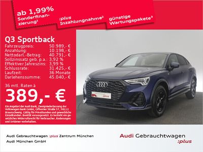 gebraucht Audi Q3 35 TFSI S tronic 2x S line 20"Zoll/