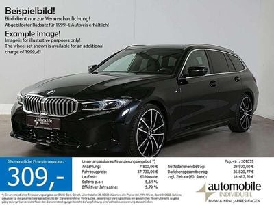 Saphirschwarz met. Gebraucht 2025 BMW 320 M Sport Kombi | 37.340 € (Guter Preis)