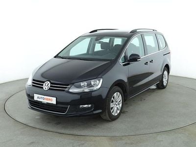 Gebraucht VW Sharan Comfortline 150 PS (110 kW) 2021 Schwarz Van / Kleinbus