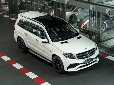 Używany Mercedes GLS63 AMG 585 KM (430 kW) 2018 Biały SUV
