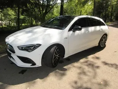 Gebraucht Mercedes CLA35 AMG Shooting Brake AMG 306 PS (225 kW) 2024 Weiß Kombi