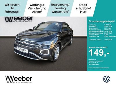 Gebraucht VW T-Roc Cabriolet Style 116 PS (85 kW) 2025 Deep black perleffekt (metallic) Cabrio