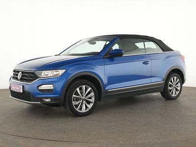 Gebraucht VW T-Roc Cabriolet Style 110 PS (80 kW) 2021 Blau Cabrio