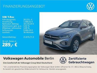Occasion VW T-Roc Style 150 PK (110 kW) 2022 Zilver SUV