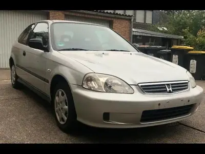 Gebraucht Honda Civic 75 PS (55 kW) 2000 Silber Coupé