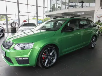 Gebraucht Skoda Octavia RS 184 PS (135 kW) 2017 Grün Kombi
