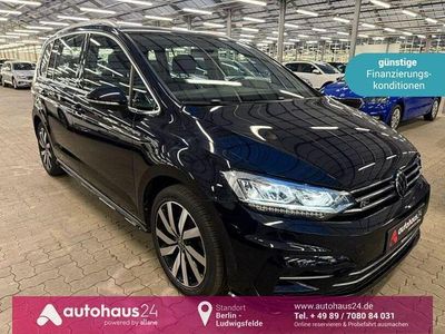 Gebraucht VW Touran Highline 150 PS (110 kW) 2022 Schwarz Van / Kleinbus