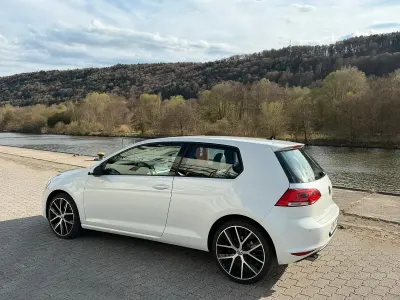 Brugt VW Golf R-line 150 HK (110 kW) 2017 Hvid Coupe