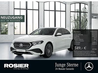 Gebraucht Mercedes E400 AMG 252 PS (185 kW) 2025 Weiss / polarweiß Limousine