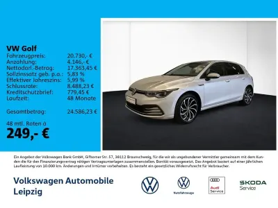 Gebraucht VW Golf VIII Style 150 PS (110 kW) 2020 Silber Limousine